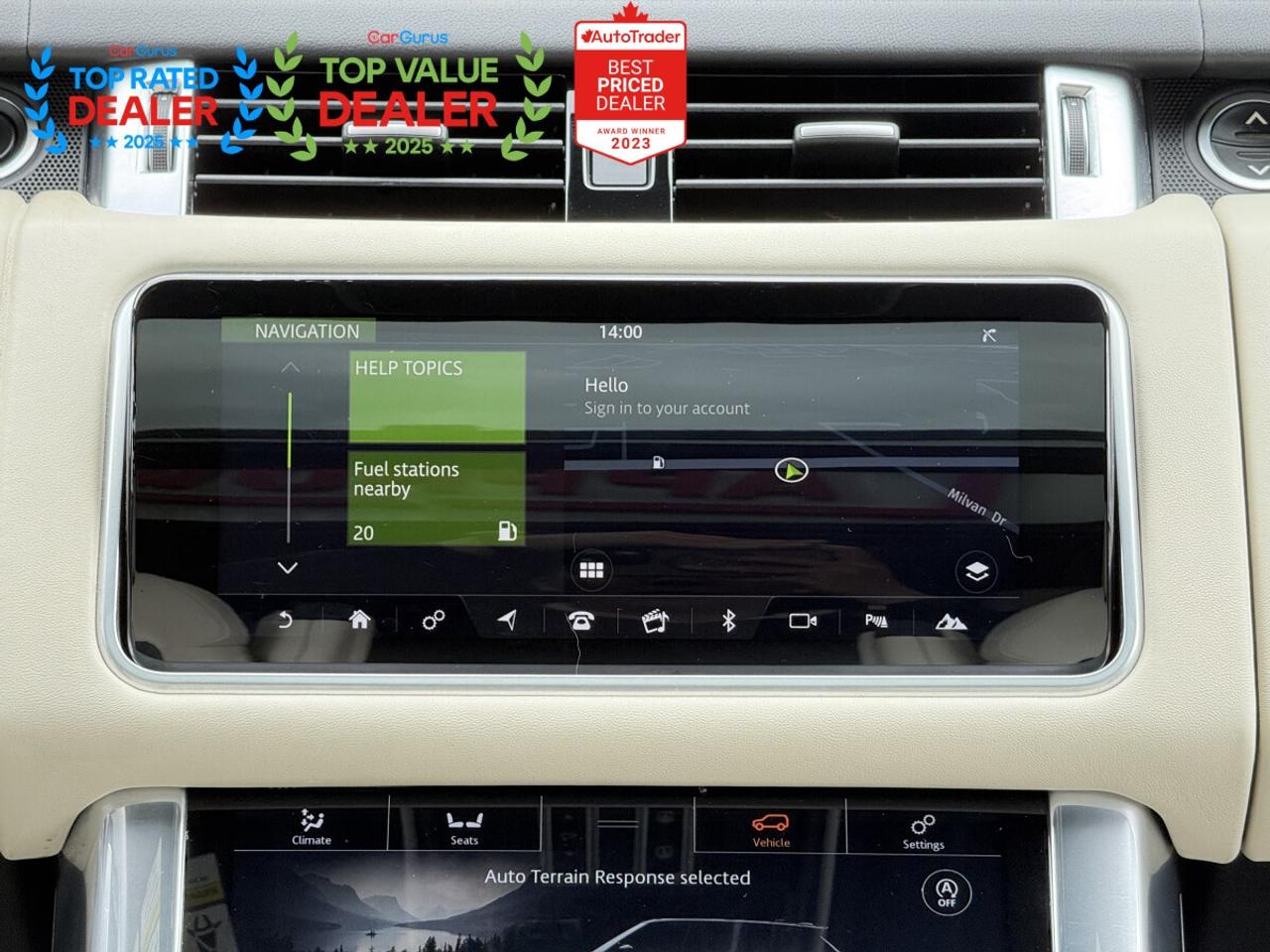 2019 Land Rover Range Rover Sport SUPERCHARGED V8 | HUD | REAR TV | LOADED Photo