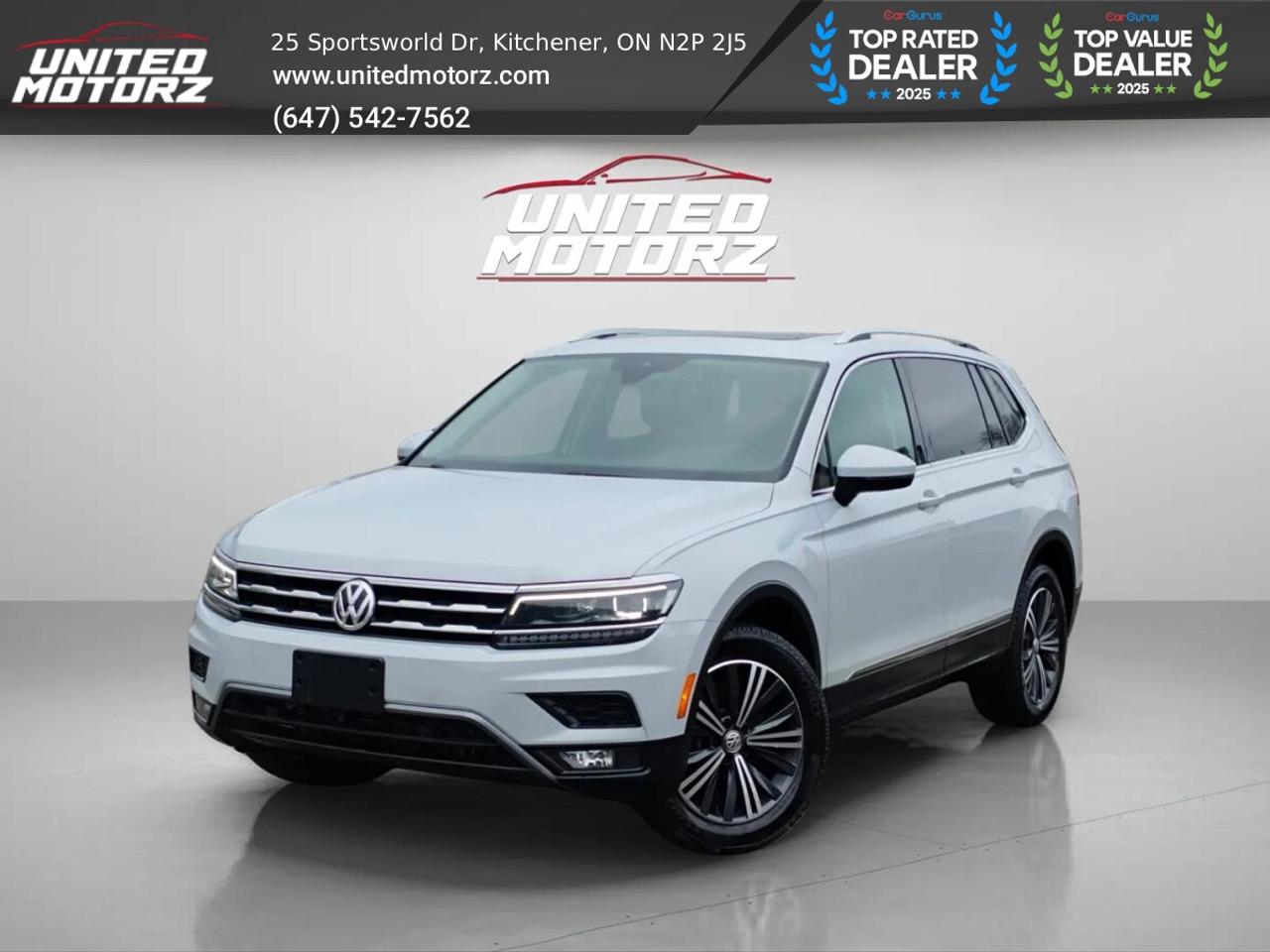 2018 Volkswagen Tiguan Highline 4MOTION~SAFETY CERTIFIED~ NO ACCIDENTS~ Photo