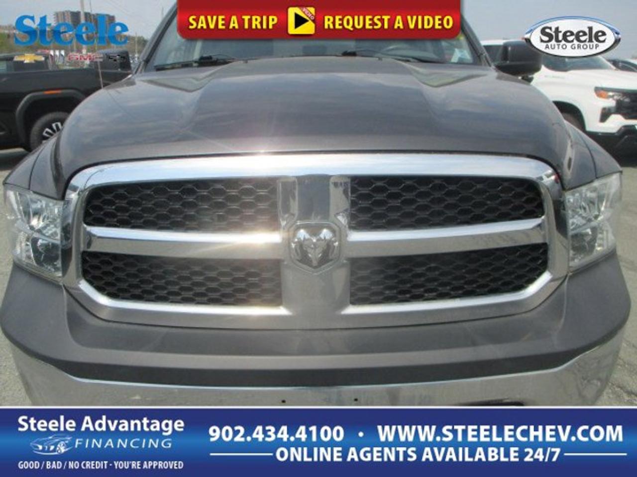 This 2015 RAM 1500 ST is a hard-working full-size pickup built to handle daily driving, weekend projects, and demanding road conditions in Dartmouth. Finished in Grey with a Grey interior, this four-door truck pairs proven V-8 power with 4x4 capability, making it a practical choice for drivers who need real pickup strength.Under the hood, this 2015 RAM 1500 ST is equipped with a 5.7-litre HEMI V-8 gas engine and an automatic transmission. With 108,217 km on the odometer, it offers the kind of performance many truck buyers want for towing, hauling, and all-season confidence. Side steps, keyless entry, and satellite radio add useful everyday value.FEATURES OF THE 1500 STDurable work-ready full-size pickup designFour-door cab adds everyday practicalityGrey exterior with matching Grey interiorAutomatic transmission for easy drivingTRUCK FEATURES4x4 capability for changing road conditionsStrong V-8 power for demanding tasksPickup box supports cargo hauling needsSide steps ease cabin entryADVANCED SAFETY FEATURESFour-wheel anti-lock braking system includedElectronic stability control helps maintain balanceAdvanced multistage front air bagsTire pressure monitoring system includedPERFORMANCE AND EFFICIENCY5.7-litre HEMI V-8 gas engineAutomatic transmission delivers smooth shiftingFour-wheel drive for added tractionBuilt for towing and hauling confidenceCOMFORT AND CONVENIENCEFour doors for easier passenger accessKeyless entry adds daily convenienceSide steps support easy entrySpacious cabin for work or errandsTECHNOLOGY AND CONNECTIVITYSatellite radio expands entertainment choicesClear controls for simple operationDriver-focused layout supports easy useUseful infotainment for daily drivingCARGO SPACEOpen pickup bed for versatile haulingCabin offers room for personal gearIdeal for tools and weekend suppliesFull-size truck utility for daily tasksAWARDS & RECOGNITIONSBest Buy Award, Consumer Guide Automotive, 2015Truck of Texas, Texas Auto Writers Association, 2015WHAT OTHER OWNERS LIKEStrong HEMI V-8 pulling powerComfortable ride for a full-size truckUseful four-door cabin practicalityConfident 4x4 traction in poor weatherThis 2015 RAM 1500 ST stands out for buyers who want classic pickup capability without unnecessary complexity. The combination of its 5.7-litre V-8, automatic transmission, and four-wheel drive gives it the muscle to take on demanding jobs while staying comfortable enough for regular commuting and family use.The Grey exterior gives this truck a clean, professional look that suits both work and personal use. Inside, the Grey cabin keeps the appearance straightforward and functional. The four-door layout makes this 2015 RAM 1500 ST especially useful when you need space for passengers, gear, or a mix of both.For drivers in Dartmouth looking for a pre-owned truck with proven power, practical features, and dependable utility, this pickup checks the right boxes. Side steps help make entry easier, keyless entry adds convenience when your hands are full, and satellite radio helps make longer drives more enjoyable.If your next truck needs to handle Canadian weather, jobsite duties, and everyday errands with equal confidence, this 2015 RAM 1500 ST delivers the kind of capability that has made it a popular choice with pickup owners. It is a solid option for drivers who value V-8 performance, 4x4 traction, and the flexibility only a full-size truck can provide.This 2015 RAM 1500 STs VIN is: 3C6RR7KT7FG522567.