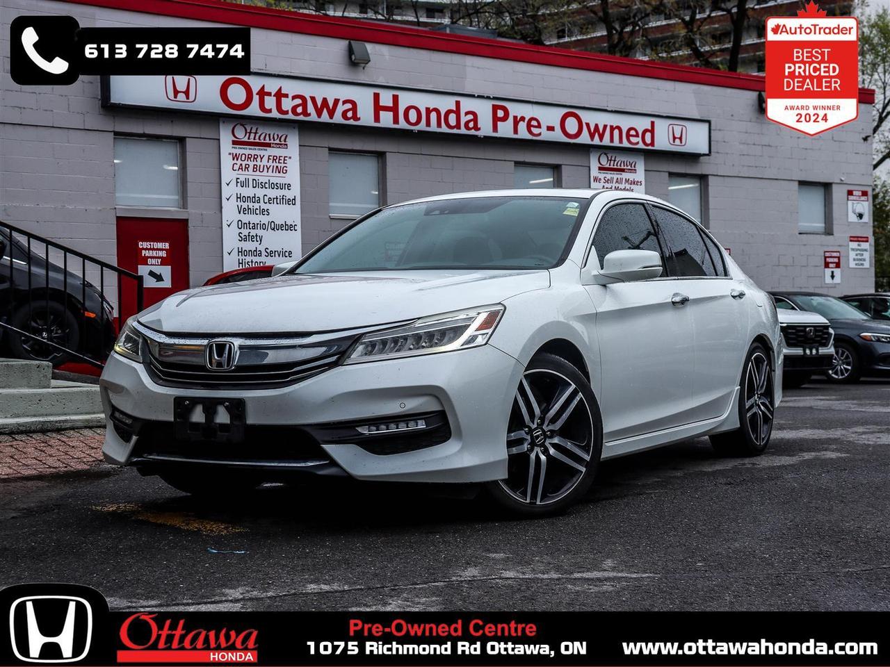 2017 Honda Accord Touring V6 NAVI LEATHER SUNROOF Photo0