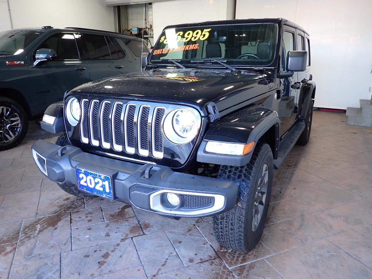 2021 Jeep Wrangler Unlimited Sahara 4X4 *MANUAL* LEATHER NAVI Photo