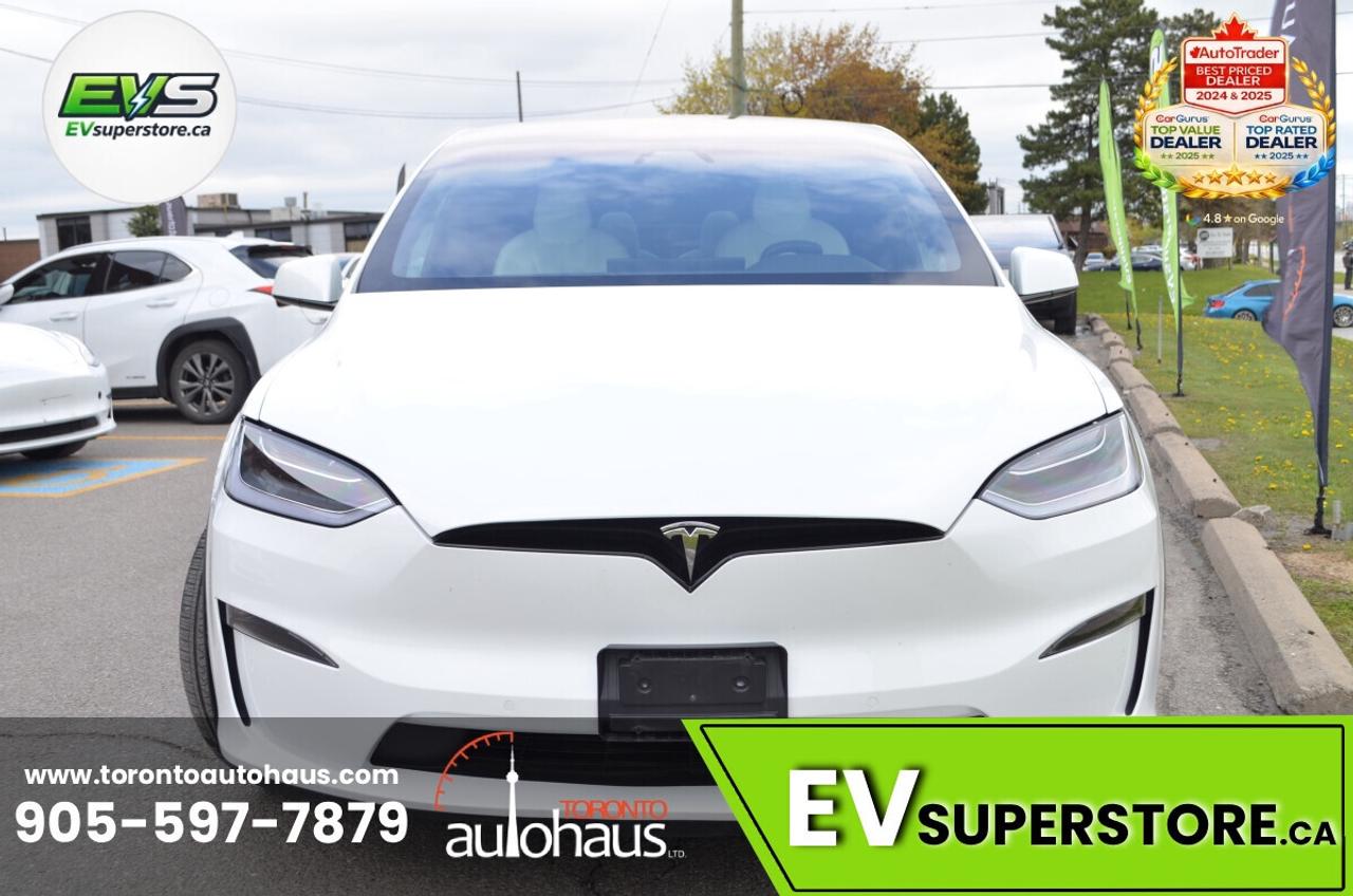 2022 Tesla Model X LONG RANGE I WHITE INT I 6 SEATER Photo