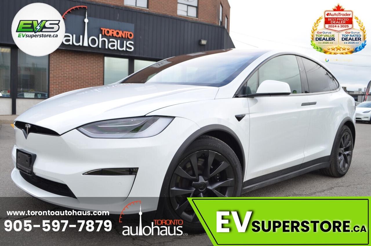 2022 Tesla Model X LONG RANGE I WHITE INT I 6 SEATER Photo