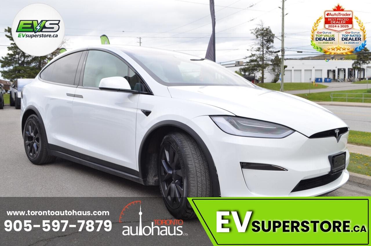 2022 Tesla Model X LONG RANGE I WHITE INT I 6 SEATER Photo