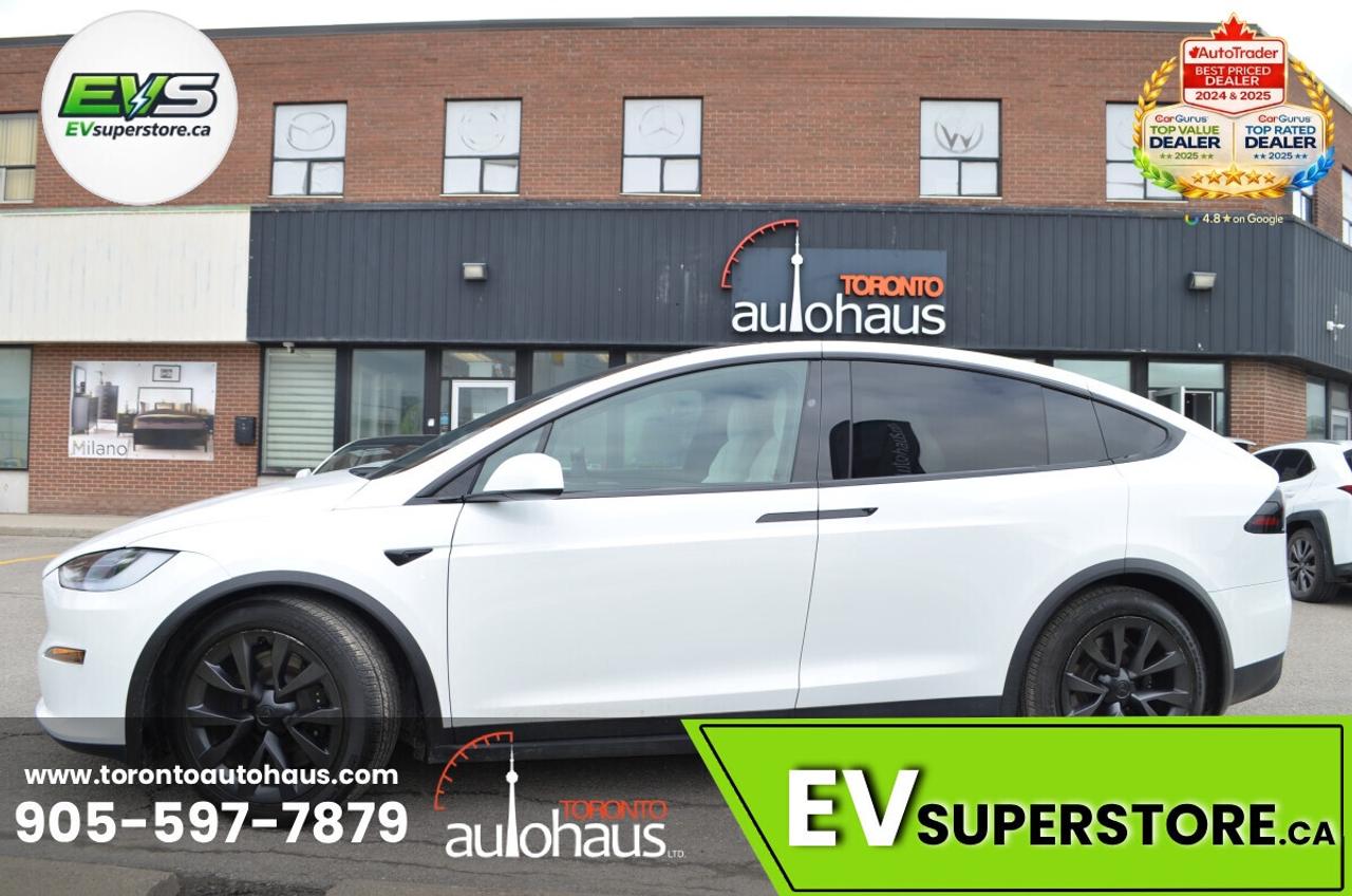 2022 Tesla Model X LONG RANGE I WHITE INT I 6 SEATER Photo