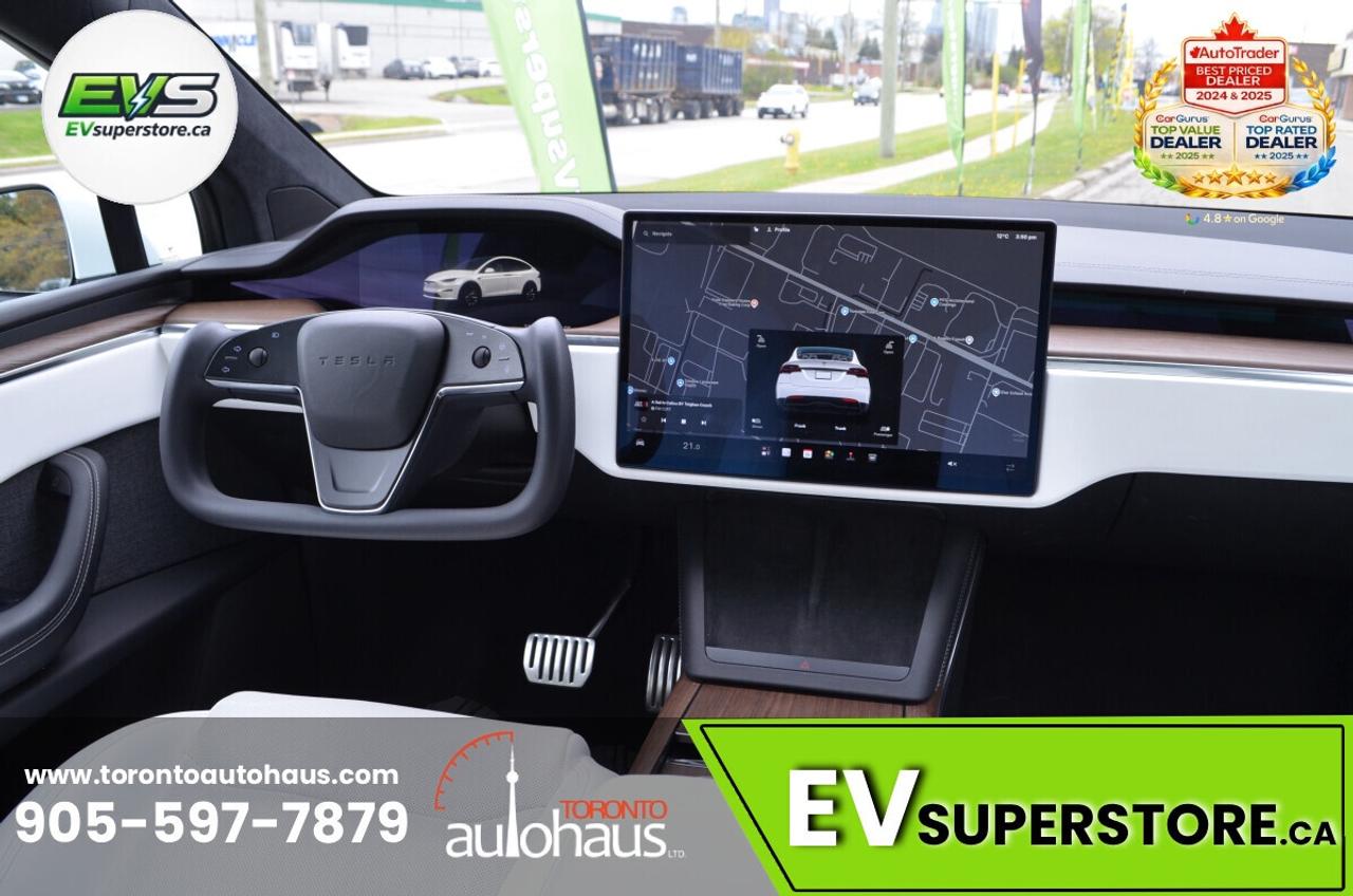 2022 Tesla Model X LONG RANGE I WHITE INT I 6 SEATER Photo