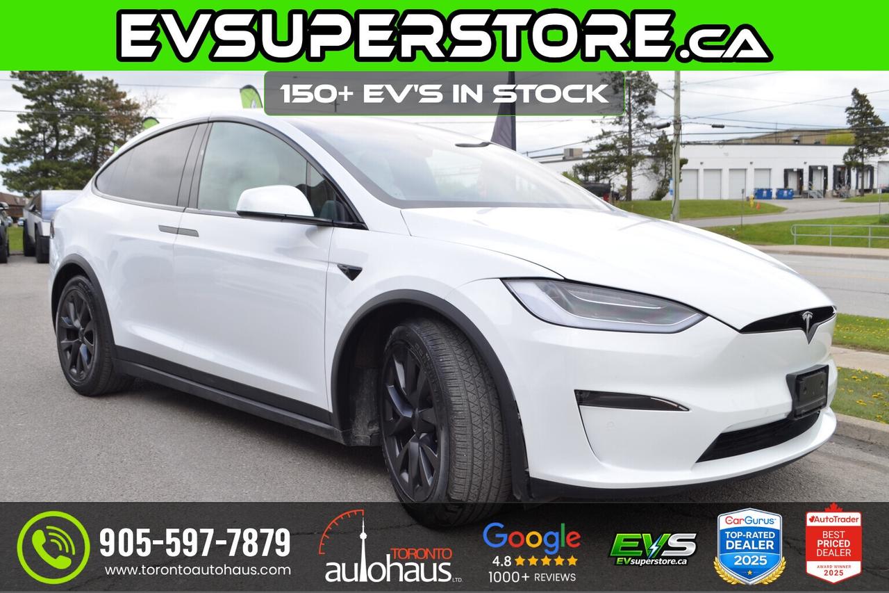 2022 Tesla Model X LONG RANGE I WHITE INT I 6 SEATER Photo