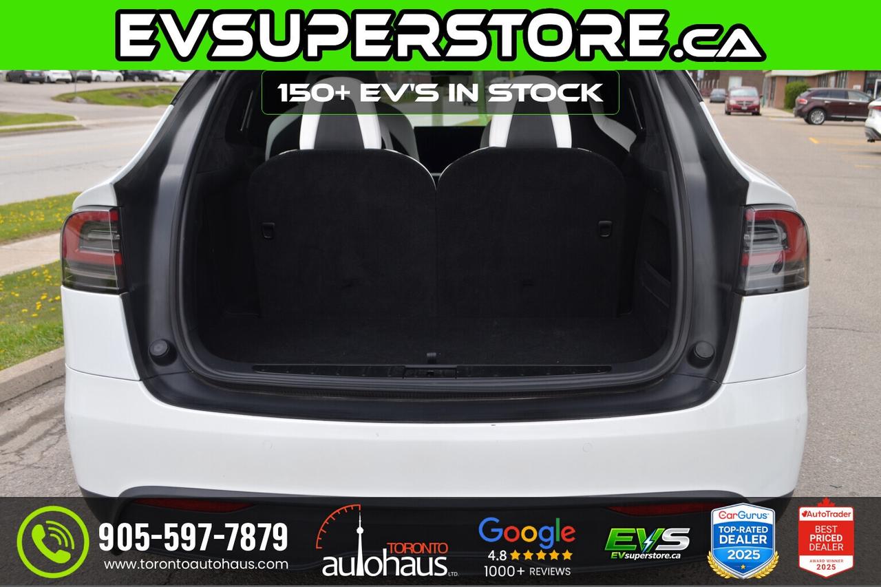 2022 Tesla Model X LONG RANGE I WHITE INT I 6 SEATER Photo