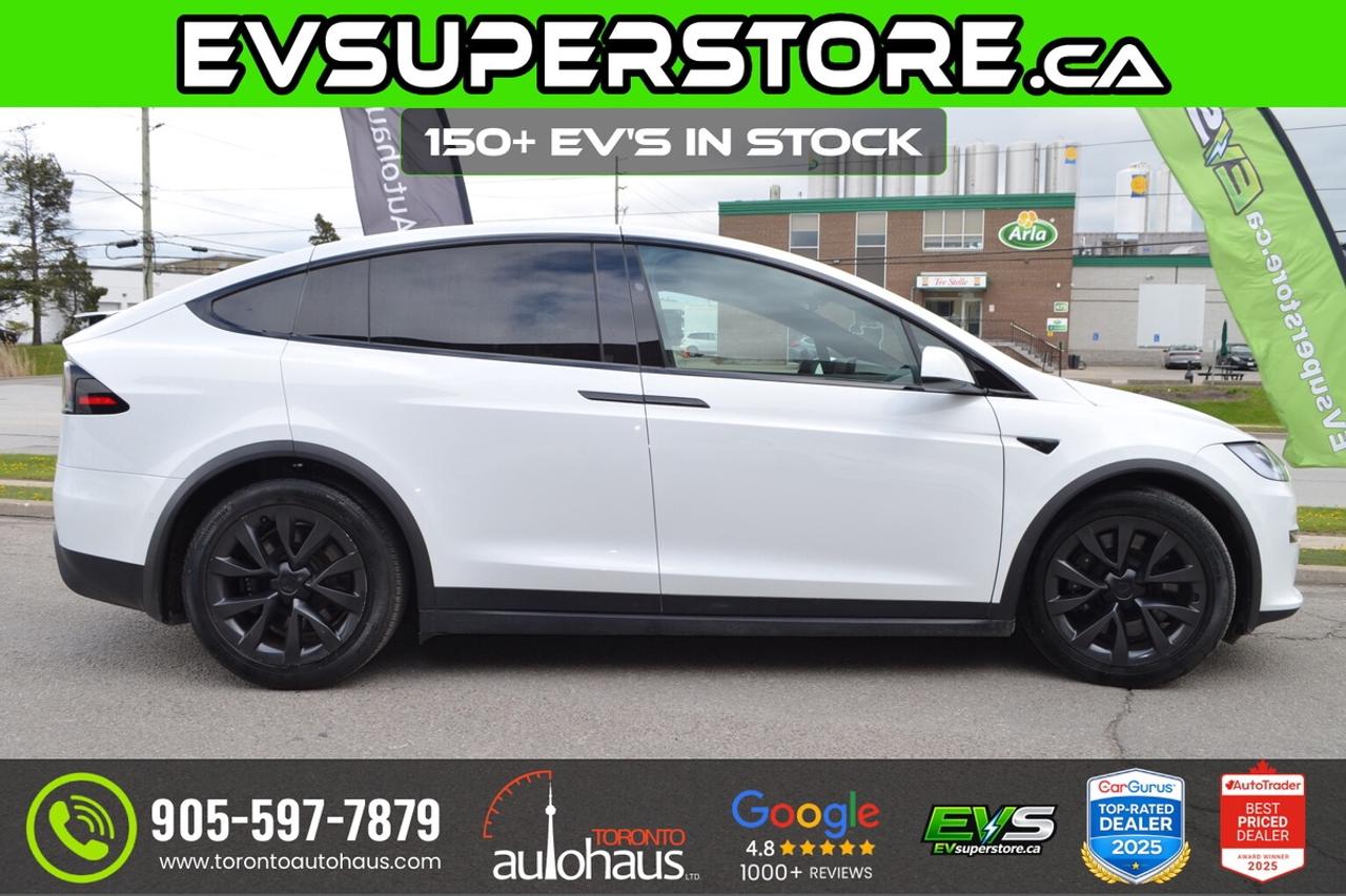 2022 Tesla Model X LONG RANGE I WHITE INT I 6 SEATER Photo
