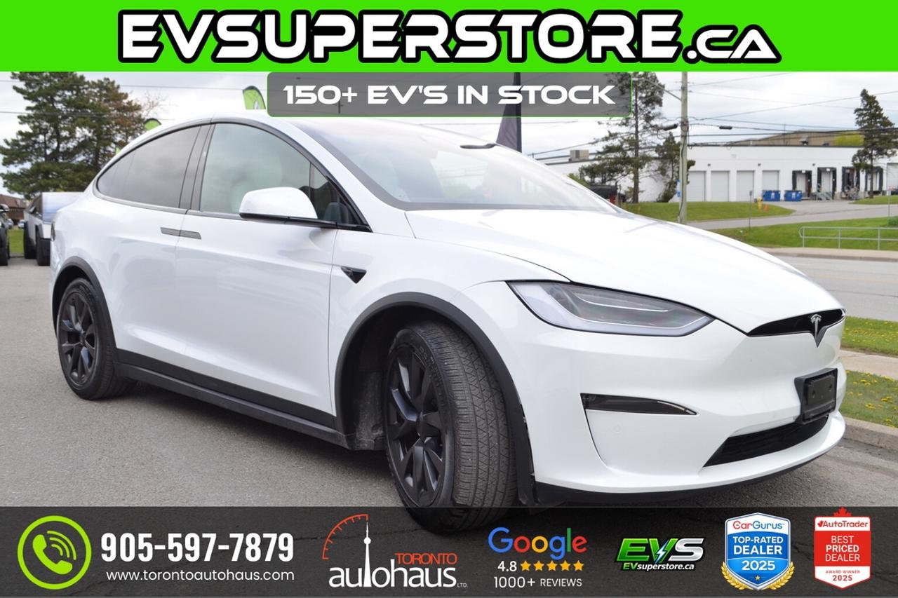 2022 Tesla Model X LONG RANGE I WHITE INT I 6 SEATER Photo