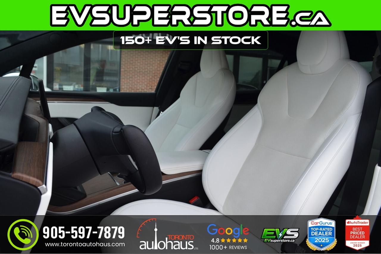 2022 Tesla Model X LONG RANGE I WHITE INT I 6 SEATER Photo