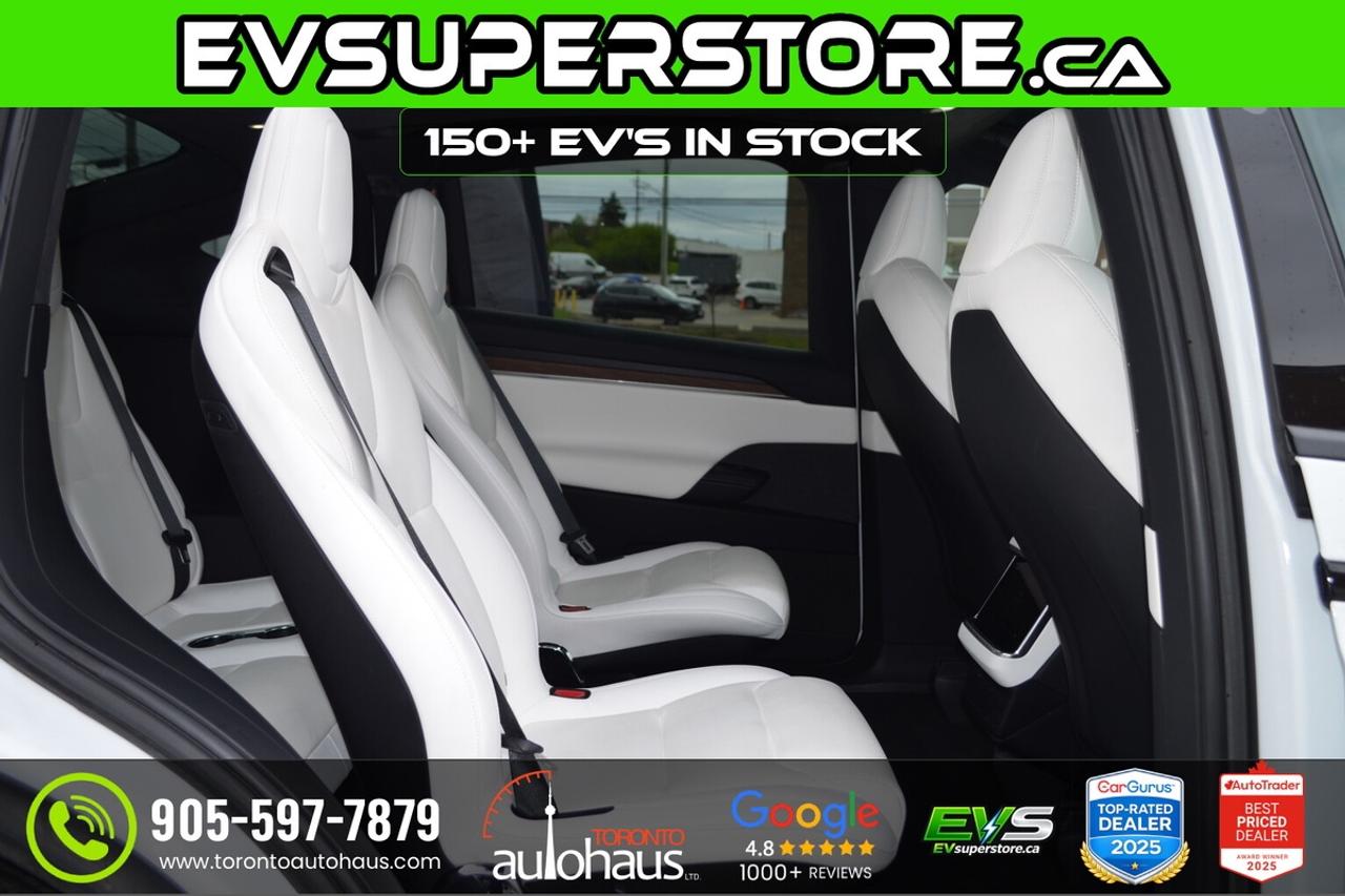 2022 Tesla Model X LONG RANGE I WHITE INT I 6 SEATER Photo