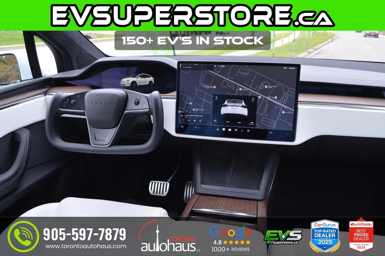 2022 Tesla Model X LONG RANGE I WHITE INT I 6 SEATER Photo