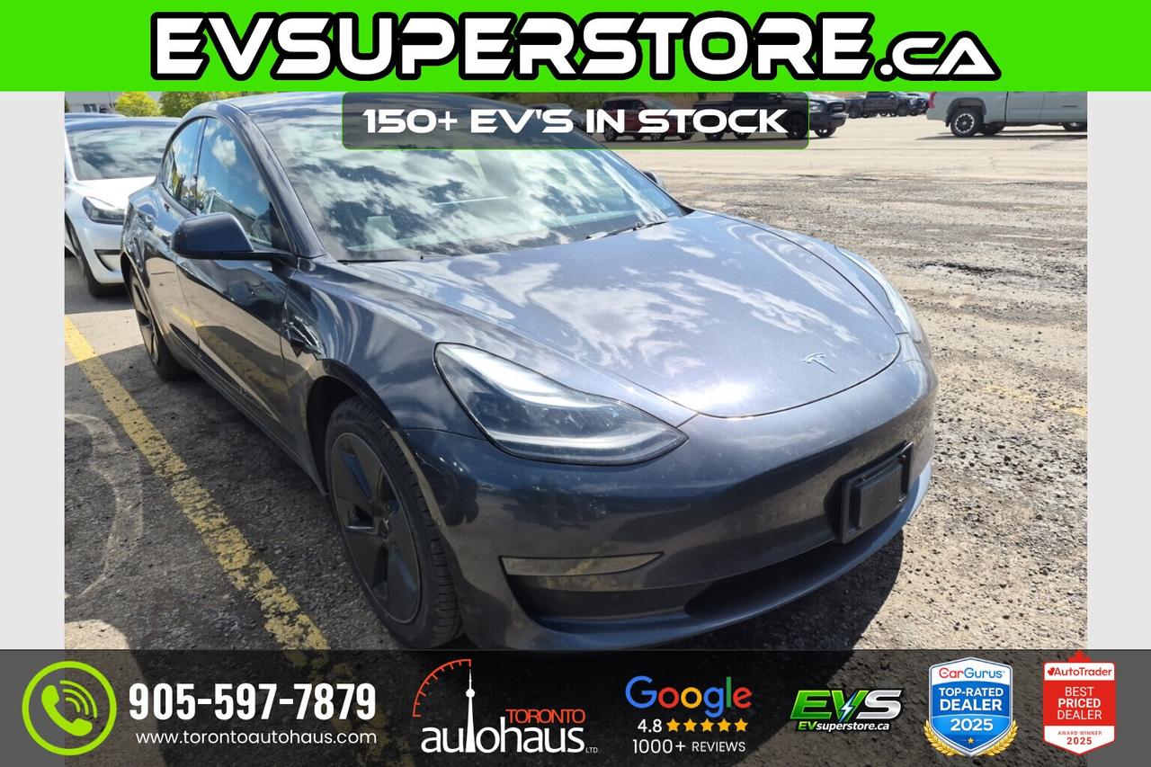 2022 Tesla Model 3 AWD I OVER 150 EV'S I EVSUPERSTORE.CA Photo