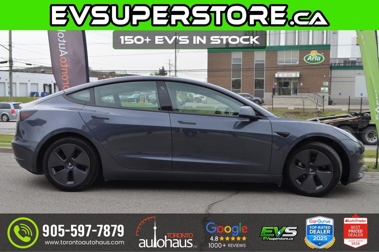 2022 Tesla Model 3 AWD I OVER 150 EV'S I EVSUPERSTORE.CA Photo