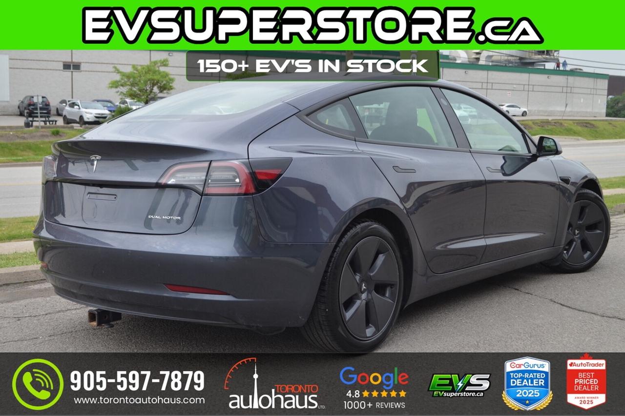 2022 Tesla Model 3 AWD I OVER 150 EV'S I EVSUPERSTORE.CA Photo