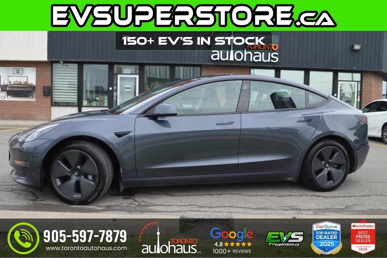 2022 Tesla Model 3 AWD I OVER 150 EV'S I EVSUPERSTORE.CA Photo