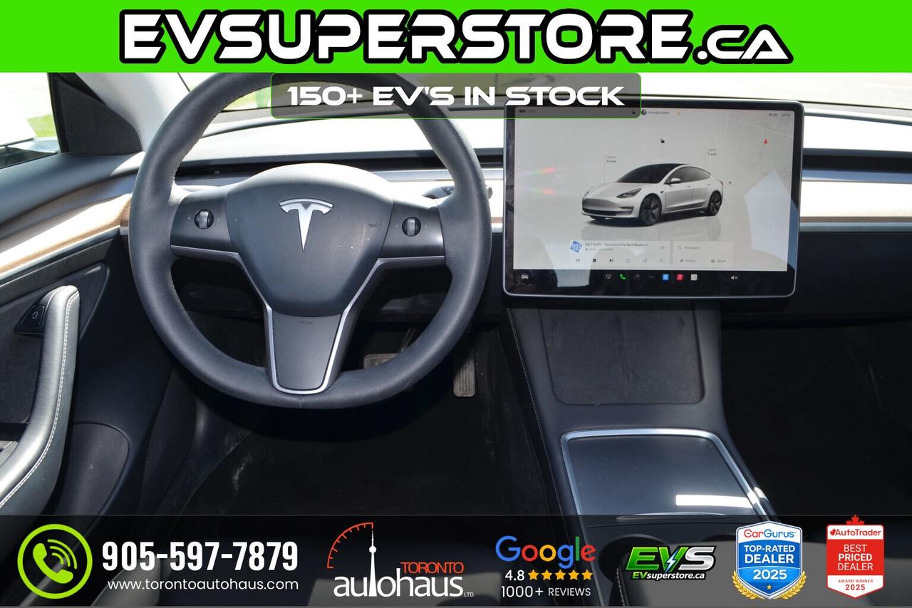 2022 Tesla Model 3 AWD I OVER 150 EV'S I EVSUPERSTORE.CA Photo