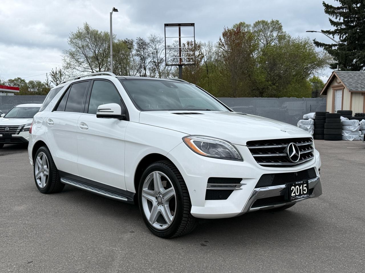 2015 Mercedes-Benz M-Class 4MATIC ML 350 BlueTEC AMG ACCIDENT FREE FULL HISTO Photo2