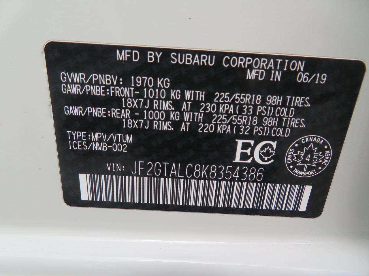 2019 Subaru Crosstrek Limited CVT Photo