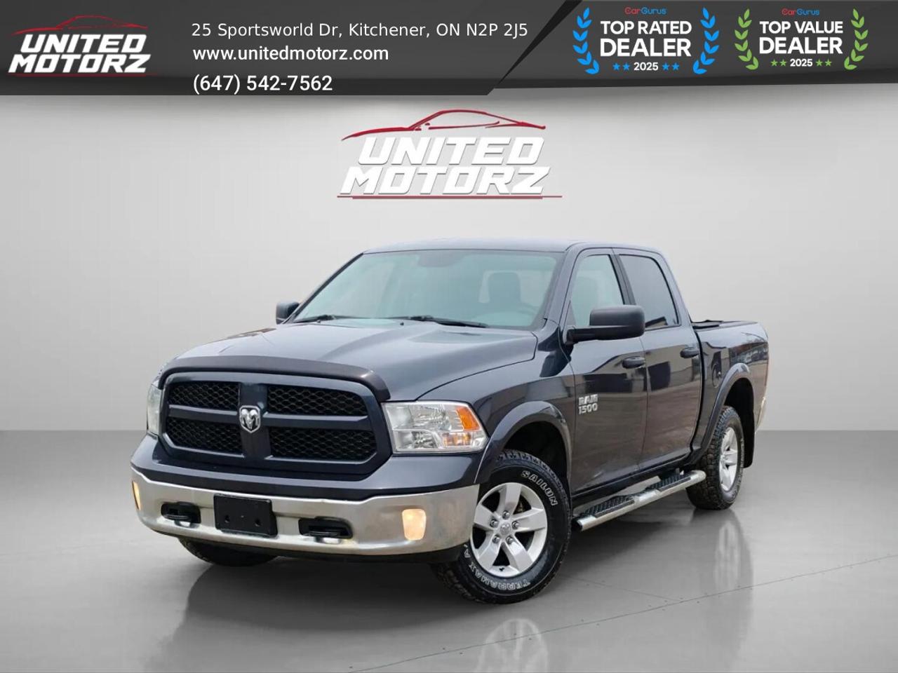 2017 Ram 1500 Outdoorsman CREW CAB ~SAFETY CERTIFIED~26 SERVICE