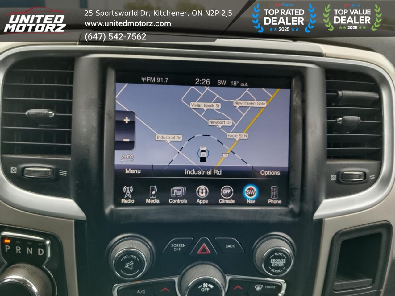 2017 RAM 1500 Outdoorsman CREW CAB ~SAFETY CERTIFIED~26 SERVICE Photo