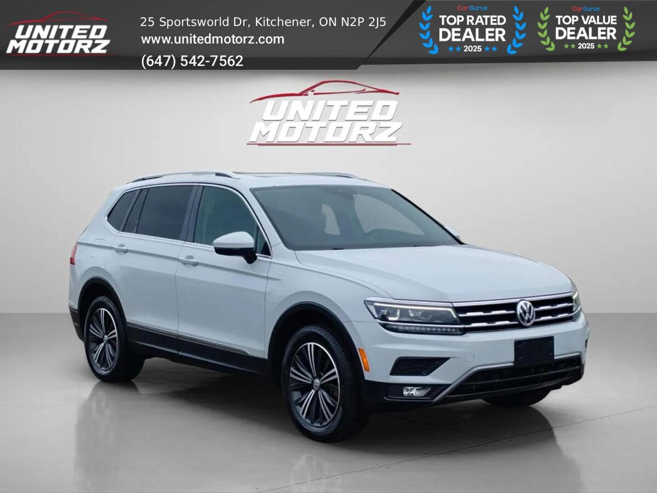 2018 Volkswagen Tiguan Highline 4MOTION~SAFETY CERTIFIED~ NO ACCIDENTS~ Photo