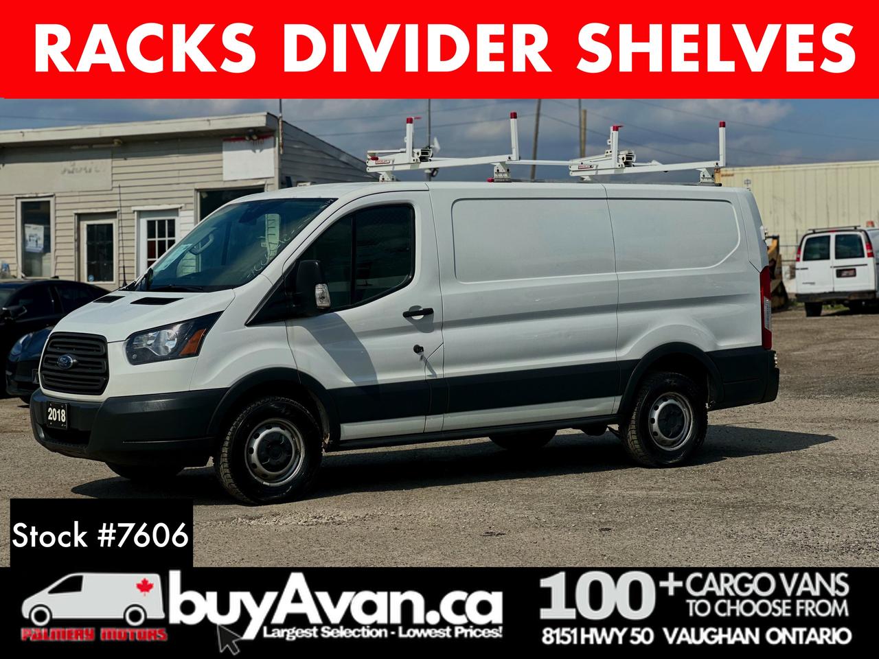2018 Ford Transit Van T-250 130  Low Rf 9000 GVWR Sliding RH Dr Photo0