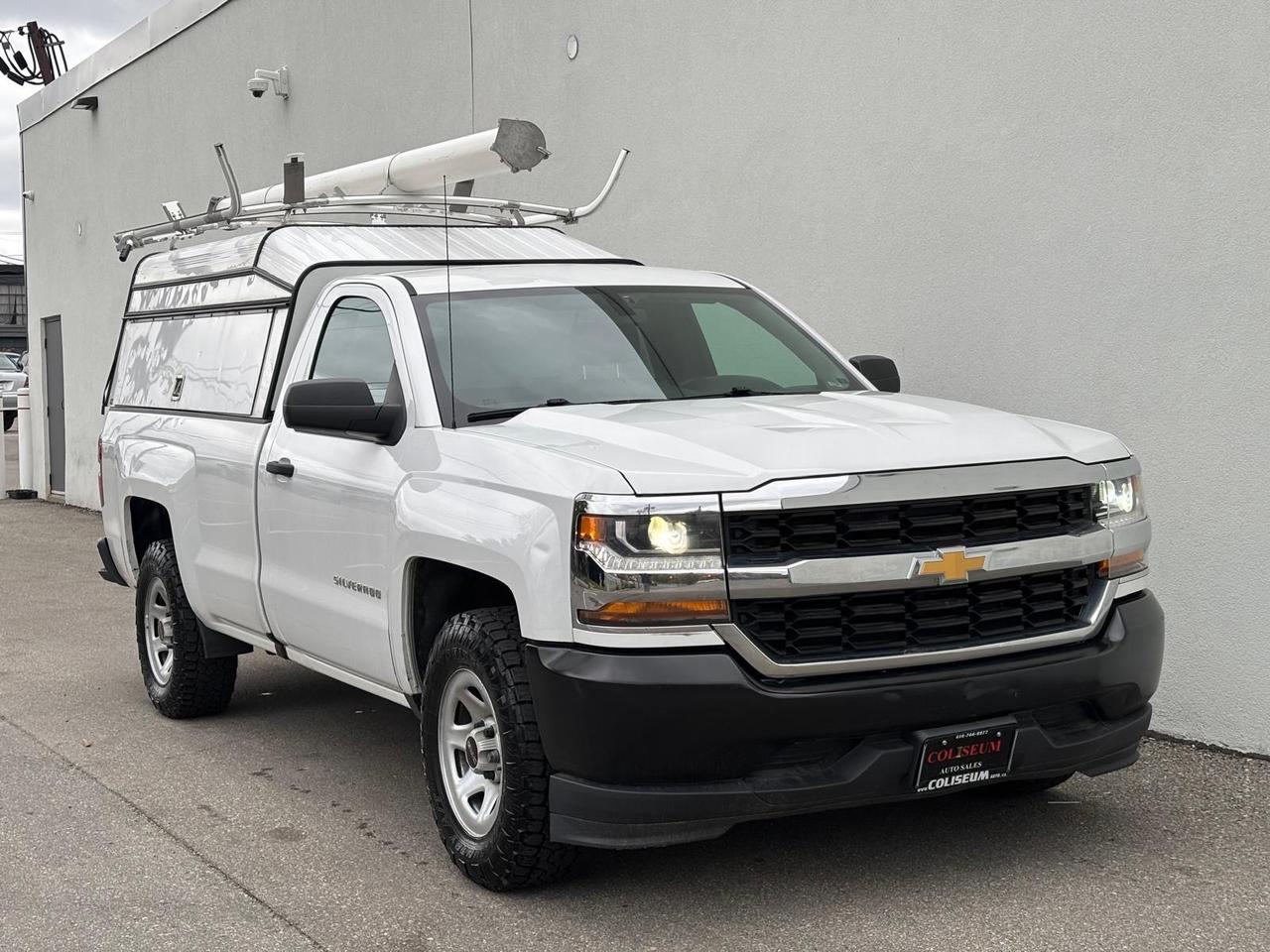 2018 Chevrolet Silverado 1500 V6 REGULAR CAB LONG BOX-CAP-LADDER RACKS-TOW PKG. Photo