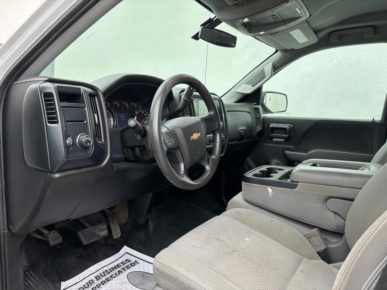 2018 Chevrolet Silverado 1500 V6 REGULAR CAB LONG BOX-CAP-LADDER RACKS-TOW PKG. Photo