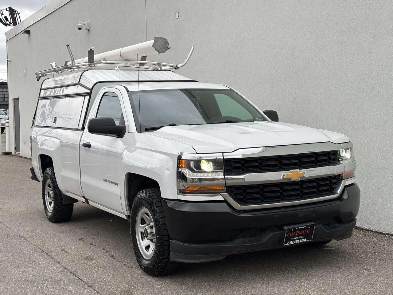 2018 Chevrolet Silverado 1500 V6 REGULAR CAB LONG BOX-CAP-LADDER RACKS-TOW PKG. Photo