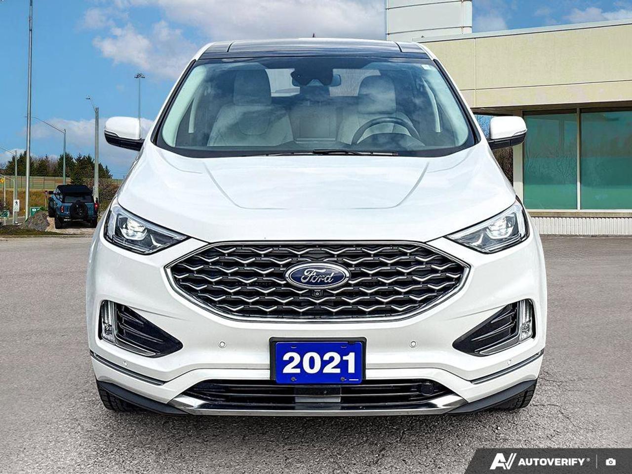 2021 Ford Edge Titanium   301A   LTHR   MOONROOF   HTD STEER WHEE Photo