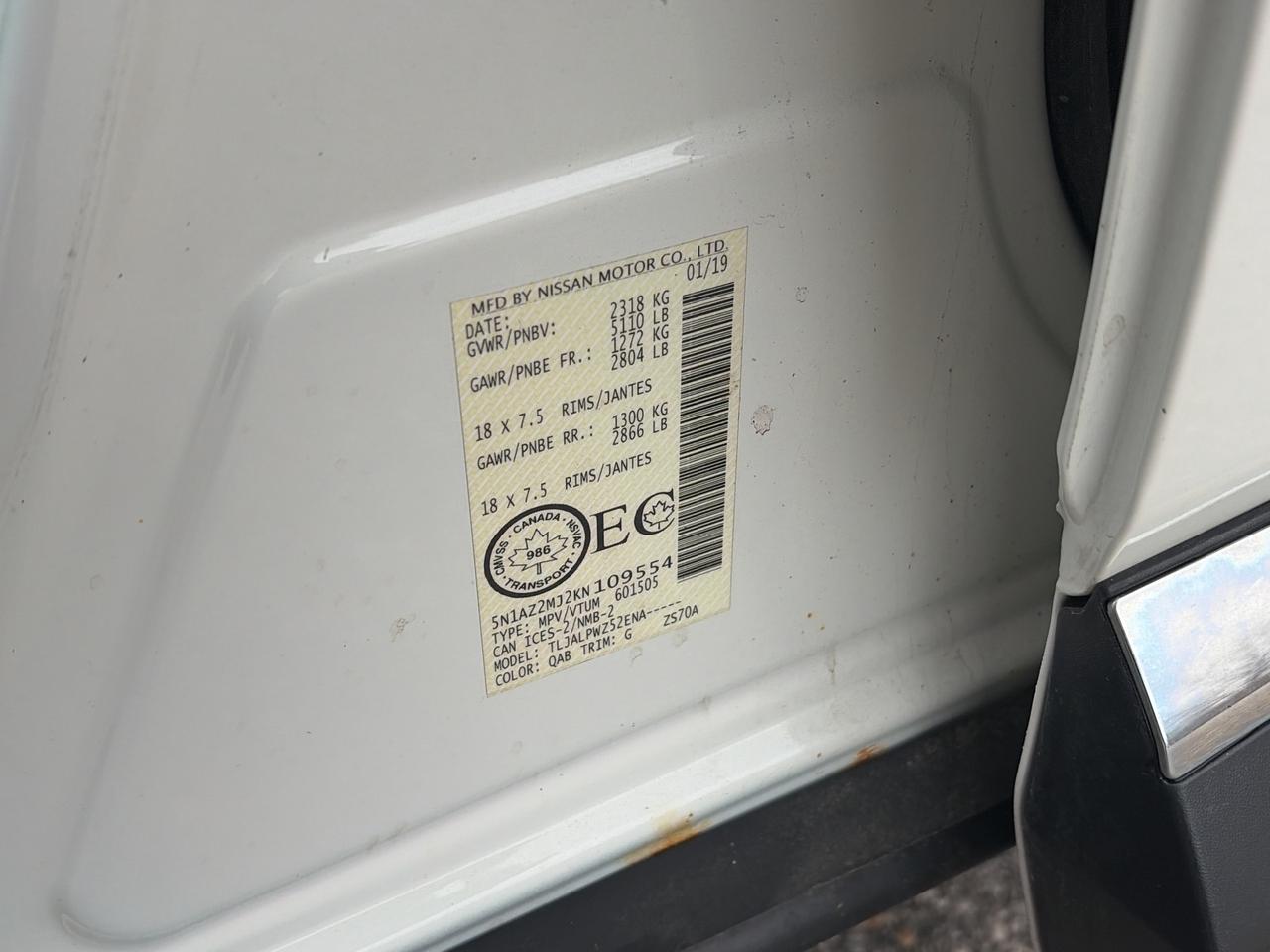 2019 Nissan Murano S   Clean Carfax Photo