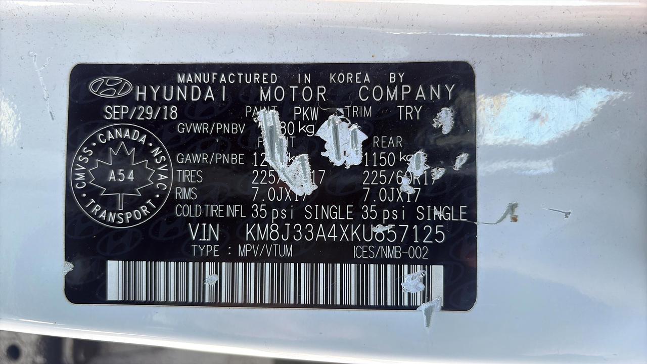2019 Hyundai Tucson PREFERRED FWD Photo