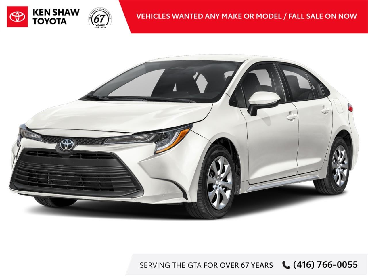 2026 Toyota Corolla LE 4DR SEDAN