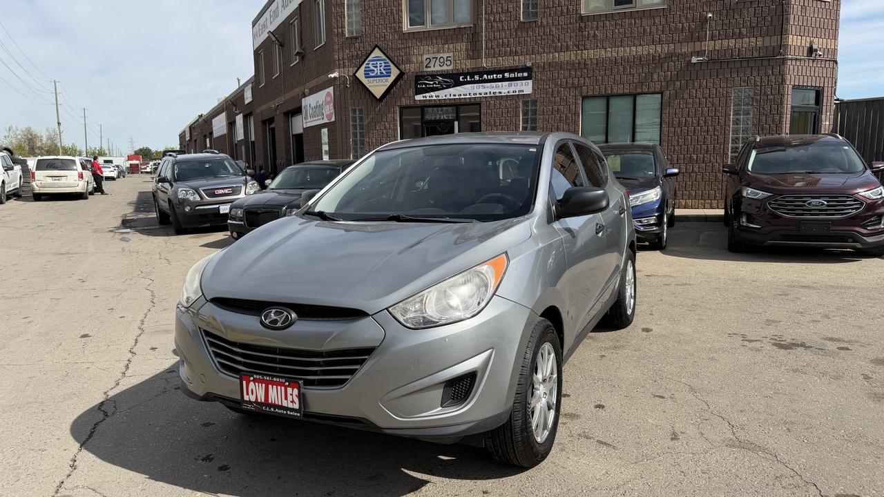 <p class=MsoNormal>This 2011 Hyundai Tucson is a well-maintained SUV with many features to appreciate. With FWD and automatic transmission, this Tuscon is ready to hit the road for any kind of trip you and up to 4 passengers would like. Air conditioning, power outlets, and the radio system allow for your comfort and ensure each drive is as enjoyable as it should be.&nbsp; This vehicle is fully-certified, accident free, and ready for the road.&nbsp;</p><p class=MsoNormal>Financing is available for all credit types OAC. Carfax provided for every vehicle.</p><p class=MsoNormal>Prices include certification of vehicle, first oil change, and professional detailing; taxes and licensing extra.</p><p class=MsoNormal>3-month warranty included, can be extended for additional cost. Inquire for more details.</p><p class=MsoNormal>Family-run business with friendly staff. Our customers are our number one priority. Satisfaction guaranteed.</p><p>&nbsp;</p><p class=MsoNormal><strong>C.L.S Auto Sales</strong>&nbsp;2795 Barton St. E., Hamilton, ON, L8E 2J8. <br>Office #: 905-561-8030<span style=mso-tab-count: 1;>&nbsp;&nbsp;&nbsp;&nbsp;&nbsp;&nbsp;&nbsp;&nbsp;&nbsp; </span>After-Hours #: 905-517-4507</p>