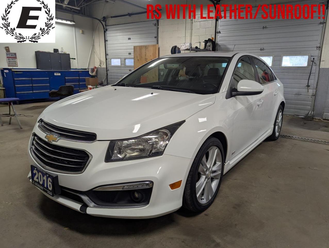 2016 Chevrolet Cruze LT WITH RS PACKAGE/SUNROOF/LEATHER!!