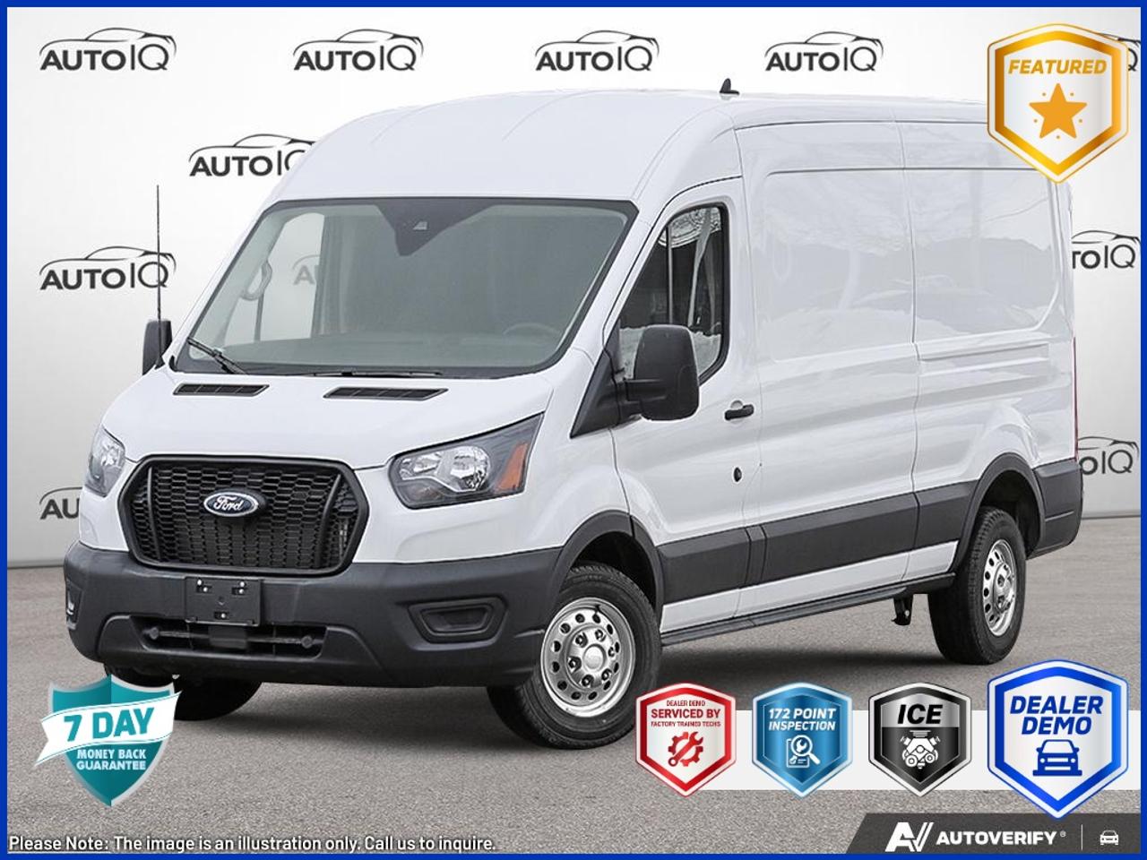 2024 Ford Transit 250 101A | 3.5L PFDI V6 | 10-SPEED | 3.73 LIMITED SLIP AXLE | 9150# GVWR PKG | EXTENDED FUEL TANK (117 L) | REMOTE START | LOAD AREA PROTECTION PKG | E-85 FLEX FUEL CAPABLE Photo