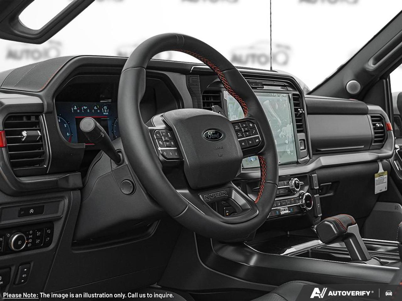 2025 Ford F-150 Raptor 801A | BLACK LEATHER BKT STS | 3.5LV6 ECO HIGH OUTPUT | 10-SPD A/T | TWIN PNL MOONROOF | BEDLINER SPRAY-IN ACCY | SECURICODE WIRELESS KEYLESS EN Photo