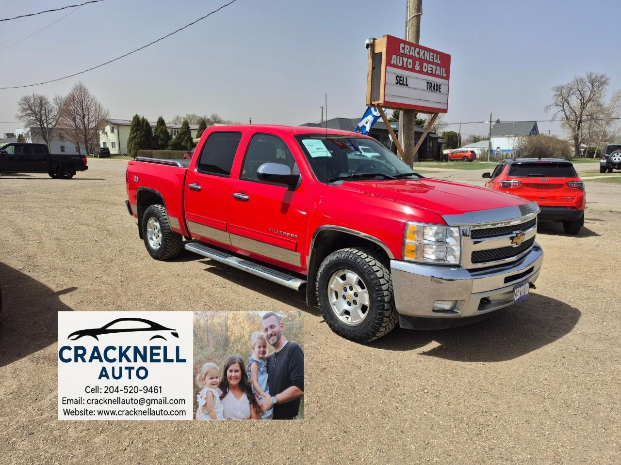 Used 2012 Chevrolet Silverado 1500 4WD Crew Cab Short Box LT for sale in Carberry, MB