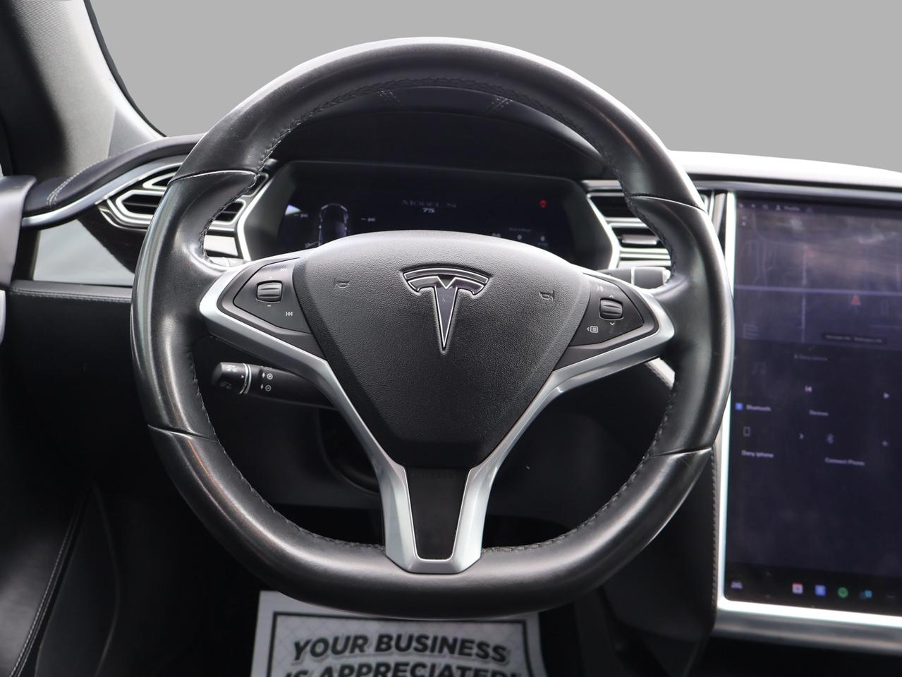 2017 Tesla Model S 75 RWD CERTIFIED CAMERA NAV BLUETOOTH LEATHER HEATED SEATS PANO ROOF CRUISE Photo
