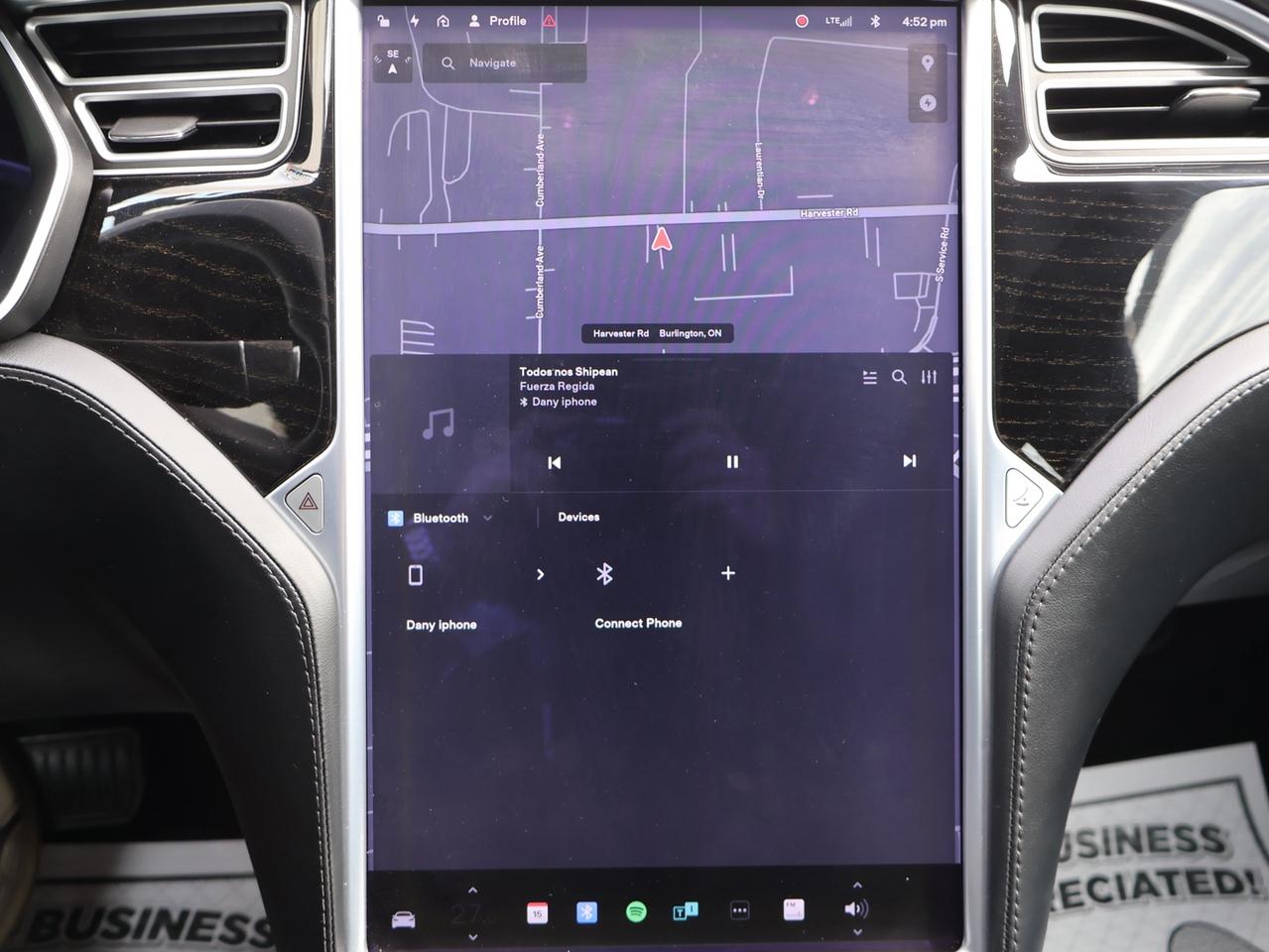 2017 Tesla Model S 75 RWD CERTIFIED CAMERA NAV BLUETOOTH LEATHER HEATED SEATS PANO ROOF CRUISE Photo