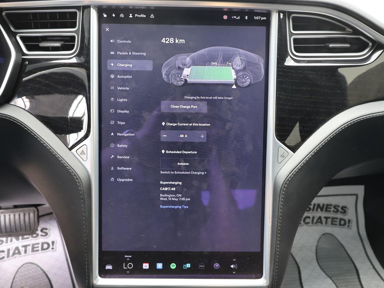 2017 Tesla Model S 75 RWD CERTIFIED CAMERA NAV BLUETOOTH LEATHER HEATED SEATS PANO ROOF CRUISE Photo