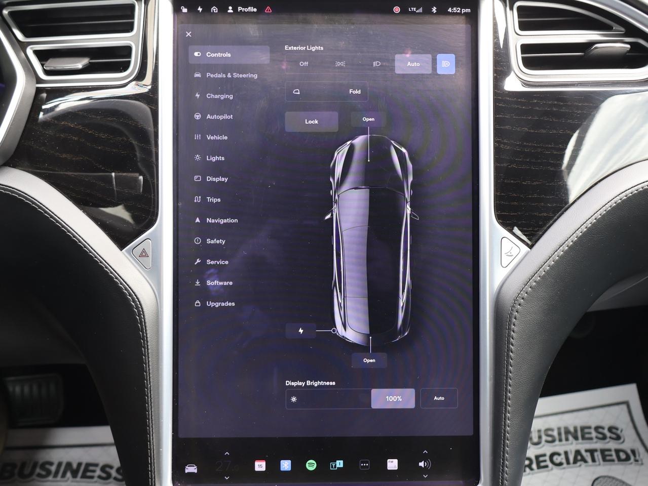 2017 Tesla Model S 75 RWD CERTIFIED CAMERA NAV BLUETOOTH LEATHER HEATED SEATS PANO ROOF CRUISE Photo