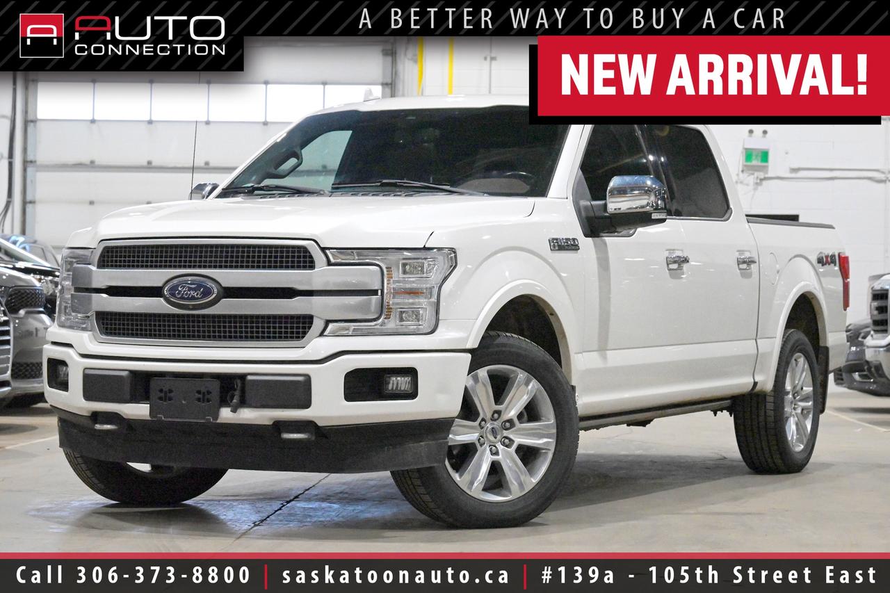 Used 2018 Ford F-150 Platinum - 4x4 - LOW KMS - TECH PKG - MASSAGING SEATS for sale in Saskatoon, SK