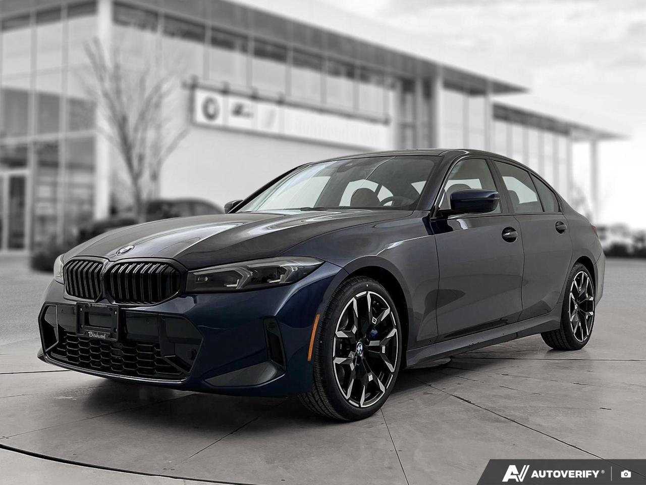 The 2026 BMW 3 Series 330i xDrive in striking Tanzanite Blue Metallic is a driver-focused sports sedan that goes well beyond the base spec. Equipped with the M Sport Pro Package, Premium Package, and eye-catching Blue M Sport Brakes, this 330i is configured for those who want a precision machine thats as refined as it is engaging.

- M Sport Pro Package with Gloss Black Window Surround and Aluminum Rhombicle Anthracite trim elevate the athletic aesthetic inside and out
- Blue M Sport Brakes deliver a bold visual cue and high-performance stopping power
- xDrive AWD paired with a 2.0L turbocharged 4-cylinder and 8-speed automatic with paddle shifters for confident, spirited driving in all conditions
- Perforated Sensatec sport seats with front heating and driver memory settings keep every drive personalized and comfortable
- Panoramic sunroof, dual-zone automatic climate control, and rear HVAC ensure an elevated cabin experience for all occupants
- Wireless Apple CarPlay and Android Auto, wireless device charging, and a Personal eSIM keep you seamlessly connected
- Full suite of driver assistance tech: Blind Spot Detection, Lane Departure Warning, Collision Mitigation, Rear Collision Prevention, and Park Distance Control front and rear
- Nearly new with only 90 km  2026 model year with the full factory warranty intact

Ready to experience this 330i in person? Visit us at Birchwood BMW (www.birchwoodbmw.ca) to book a test drive, ask questions, or get started on your purchase. Our team is here to make the process straightforward and enjoyable  online or in the showroom.
At Birchwood BMW we know that experience is everything - thats why weve been voted #1 BMW Store in Canada for Customer Satisfaction for the past 3 years.  

Visit us today and see for yourself why were the top-rated luxury dealer in Manitoba on Google. Book your appointment at 204-452-7799. Dealer Permit #9740
Dealer permit #9740