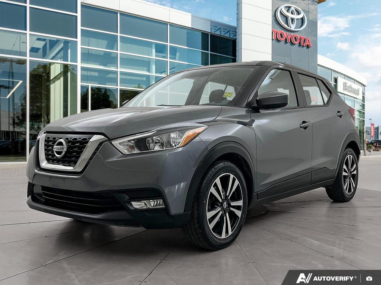 Locally Owned!
Looking for a practical, tech-forward urban crossover that wont break the bank? This locally owned 2018 Nissan Kicks SV is packed with features youd expect on a much pricier vehicle  including Apple CarPlay, Remote Start, and Blind Spot Warning  now available at Birchwood Toyota.

- 17 Aluminum-alloy wheels
- 7.0 Full-color Advanced Drive-Assist Display
- NissanConnect featuring Apple CarPlay and Android Auto
- Blind Spot Warning
- Rear Cross Traffic Alert
- Nissan Intelligent Key
- Remote Engine Start System
- Heated side mirrors
- Remote keyless entry with Push Button Start
- Smart Auto Headlights
- Automatic Emergency Braking

This Kicks is priced to move as a clearance vehicle  dont wait on this one. Visit us at Birchwood Toyota, explore details at www.birchwoodtoyota.ca, or contact us today to book your test drive. Our team is here to make the process straightforward and stress-free, whether you come in person, browse online, or reach out with questions.
Experience is Everything at Birchwood Toyota! Our mission is to provide the most transparent and efficient sales process for our customers. We strive to provide the best service possible, whether you visit us in person, shop our website, or take advantage of our buy from home program.

The Birchwood Toyota Trade-in Guarantee - We buy your vehicle even if you dont buy ours!


100% guaranteed approval for every qualifying year, make and model. Only the Best Rates and Terms available.

This vehicle qualifies for Birchwood Toyota Shield, which includes:

Guardian Protection:
- Cosmetic Wheel Protection
- Paintless Dent Repair
- Key/Remote Replacement

Dealer Permit #0025
Dealer permit #0025
