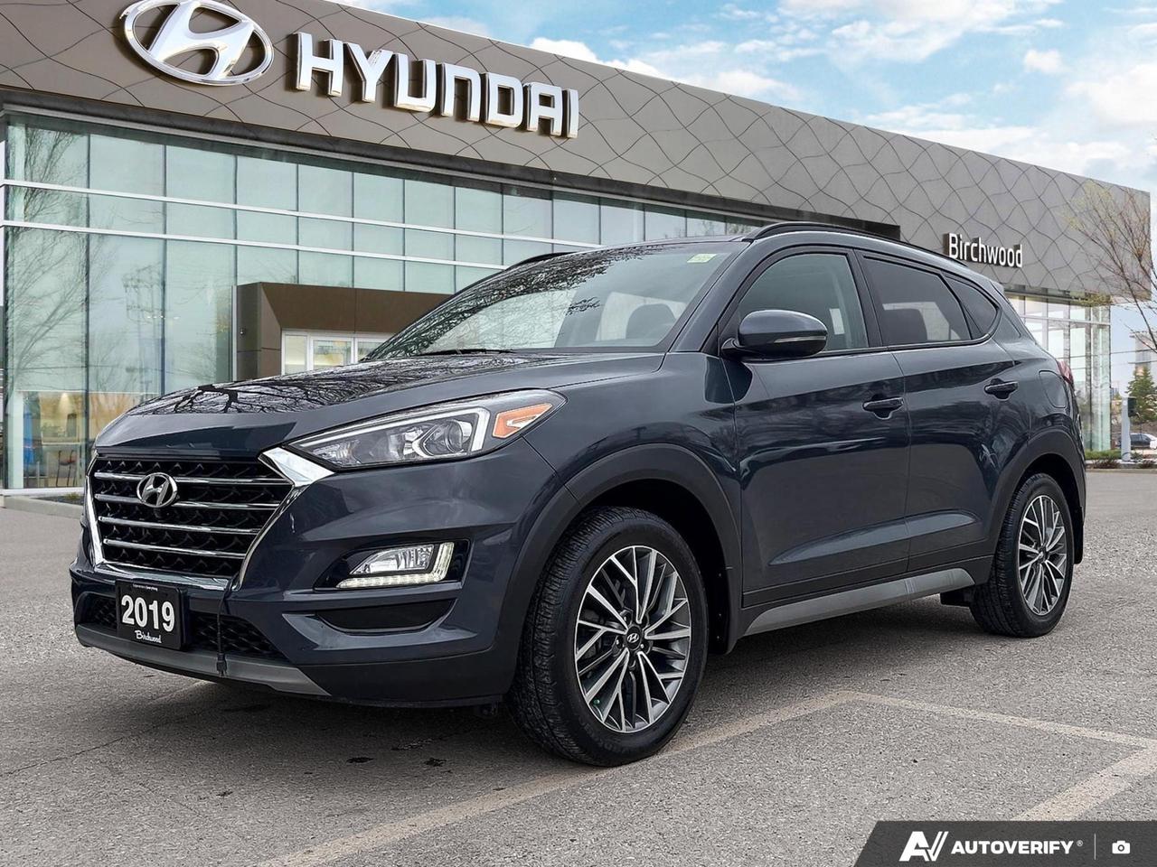 Winnipegs #1 Hyundai Dealer for 6 consecutive years and now Canadas 2026 Dealer of the Year! Come and See Why! 

We believe the first step to a great customer experience is transparent pricing and payments. Also, we offer a complete online and in-store experience, we allow you to shop the way you want! Easy quotes with no pressure!

Thank you for viewing our inventory online, we would love the opportunity to provide you with more information, photos, or a customized video! Please just ask!
This 2019 Hyundai Tucson Ultimate AWD is loaded with premium features that make it stand out from the crowd. With a panoramic sunroof, 360-degree camera system, and factory trailer hitch, this is the Tucson that was built to do more  all wrapped in a sharp Dusk Blue exterior with a clean black leather interior.

- Panoramic sunroof with power sunshade for an open, airy cabin experience
- 360-degree Aerial View Camera System plus rear cross-traffic alert for confident parking and maneuvering
- Factory-installed trailer hitch  ready to tow without aftermarket modifications
- Heated AND ventilated front bucket seats with 8-way power driver adjustment and power lumbar support
- AWD with Hill Descent and Hill Hold Control  capable in all Manitoba seasons
- Smart Cruise Control (SCC) with Lane Keep Assist and Blind-Spot Collision Warning for relaxed highway driving
- 8 Infinity touchscreen with Navigation, Apple CarPlay, Android Auto, and SiriusXM
- Power liftgate, proximity keyless entry, and push-button start for everyday convenience

At Birchwood Hyundai  Winnipegs #1 Hyundai Dealer for 6 consecutive years and Canadas 2026 Dealer of the Year  we make buying simple and pressure-free. Browse online, get a transparent quote, or come see this Tucson in person. Reserve it online, start your purchase from home, or book a test drive today at birchwoodhyundai.com.
All Used Vehicles at Birchwood Hyundai include: 

*Full Multi-point Inspection 
*Free CARFAX vehicle report 
*Full tank of gas 
*Detailed cleaning 

Want a better look at a part or feature of this vehicle? Contact us and we can provide you a personalized video to show you in detail!

Experience award winning service at Birchwood Hyundai on McPhillips today and see why we are the Dealer of the Year and the #1 Certified Pre-Owned Hyundai dealership in Western Canada!

Dealer permit #4423
Dealer permit #4423