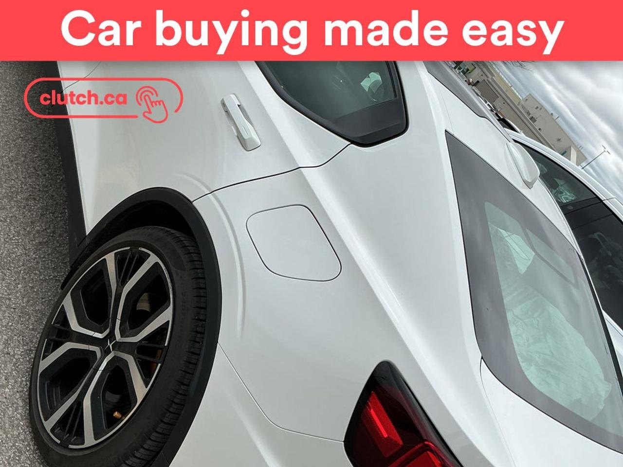 App Remote Start, Rear Heated Seats, Premium Sound System and more!<br> <br>Clutch is the largest online used car retailer in Canada, delivering a seamless, hassle-free car-buying experience to drivers everywhere. Shop thousands of used cars online, get the right one delivered to your door, and enjoy peace of mind with our 10-Day Money-Back Guarantee. How sweet is that? To learn more, visit clutch.ca.<br> <br>The top features for this car include:<br> <br>Heat Pump<br>App Remote Start<br>Rear Heated Seats<br>Premium Sound System<br>Wireless Charging<br>Heated Steering Wheel<br>Panoramic Sunroof<br>Electric Parking Brake<br>Painted Calipers<br>Brake Assist<br>Power Tailgate/Hatch<br>Auto Dimming Rearview Mirror<br>Front Heated Seats<br>Power Lumbar Support<br>Folding Rear Seats<br>Driver Seat Memory System<br>Climate Control<br>Dual Zone Front Climate Control<br>Rear Climate Vents<br>Speed-Sensitive Volume<br>Bluetooth Music<br>Touchscreen Display<br>GPS Navigation<br>Cruise Control<br>Integrated Garage Door Opener<br>12V Outlet<br>Hands Free Device Connectivity<br>Android Auto<br>Apple CarPlay<br>USB Input<br>Keyless Entry<br>Power Folding Exterior Mirrors<br>Lane Departure Warning<br>Active Lane Keep Assistance<br>Forward Collision Mitigation<br>Pedestrian Detection<br>Traffic Sign Recognition<br>One-Touch Windows<br>Rain Sensing Wipers<br>Rear Window Defroster<br>Hill Assistance<br>Automatic High Beams<br>Rear View Camera<br>Parking Sensors<br>Rear Parking Sensors<br>DC Fast Charging<br>Ambient Lighting<br>Front Trunk<br>Power Driver Seat<br>Power Passenger Seat<br>Blindspot Sensors<br> <br>Seamless home delivery - Delivery to your door in a matter of days. Available on select packages.<br> <br>Try it out for 10 days - If you do not like it, we will take it back. <br> <br>Quality assured - All cars go through our rigorous 210-point inspection and reconditioning process.<br> <br>Peace of mind - Warranty and protection plans available.<br> <br>Haggle-free - No haggling or hard sells.<br> <br>100% Transparency - Full inspection reports on every car, including high-res photography and a free Carfax report.<br> <br>Listed price is for cash purchase only and does not include taxes, Shipping Fees (if applicable), Delivery Fees (if applicable), government licensing fees.<br> <br>Previous Provincial Registrations:<br>Ontario<br> <br>Stock # 103781