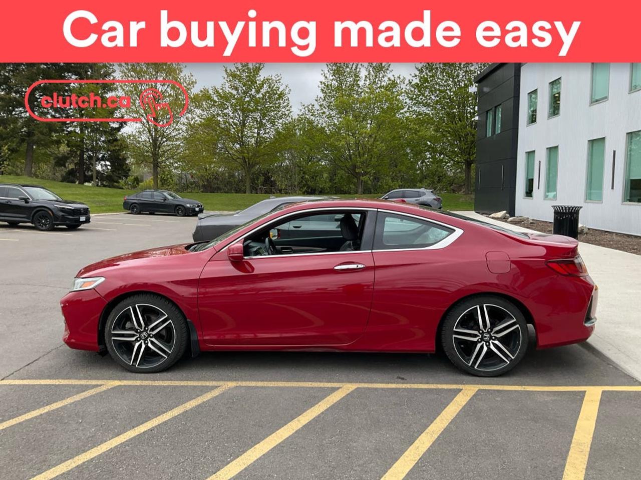 NO ACCIDENTS / CLEAN CARFAX / Auto Dimming Rearview Mirror, Front Heated Seats, Power Lumbar Support and more!<br> <br>Clutch is the largest online used car retailer in Canada, delivering a seamless, hassle-free car-buying experience to drivers everywhere. Shop thousands of used cars online, get the right one delivered to your door, and enjoy peace of mind with our 10-Day Money-Back Guarantee. How sweet is that? To learn more, visit clutch.ca.<br> <br>The top features for this car include:<br> <br>Brake Assist<br>Auto Dimming Rearview Mirror<br>Front Heated Seats<br>Power Lumbar Support<br>Folding Rear Seats<br>Driver Seat Memory System<br>Climate Control<br>Dual Zone Front Climate Control<br>Premium Sound System<br>Speed-Sensitive Volume<br>Bluetooth Music<br>Touchscreen Display<br>GPS Navigation<br>Cruise Control<br>Adaptive Cruise Control<br>12V Outlet<br>Hands Free Device Connectivity<br>Apple CarPlay<br>Android Auto<br>Wireless Charging<br>USB Input<br>Keyless Entry<br>Push Button Start<br>Passive Keyless Entry<br>Keyfob Remote Start<br>Lane Departure Warning<br>Active Lane Keep Assistance<br>Forward Collision Mitigation<br>Pedestrian Detection<br>One-Touch Windows<br>Rain Sensing Wipers<br>Rear Window Defroster<br>Sunroof<br>Hill Assistance<br>Automatic High Beams<br>Rear View Camera<br>Parking Sensors<br>Rear Parking Sensors<br>Power Driver Seat<br> <br>Seamless home delivery - Delivery to your door in a matter of days. Available on select packages.<br> <br>Try it out for 10 days - If you do not like it, we will take it back. <br> <br>Quality assured - All cars go through our rigorous 210-point inspection and reconditioning process.<br> <br>Peace of mind - Warranty and protection plans available.<br> <br>Haggle-free - No haggling or hard sells.<br> <br>100% Transparency - Full inspection reports on every car, including high-res photography and a free Carfax report.<br> <br>Listed price is for cash purchase only and does not include taxes, Shipping Fees (if applicable), Delivery Fees (if applicable), government licensing fees.<br> <br>Previous Provincial Registrations:<br>Ontario<br> <br>Stock # 103790